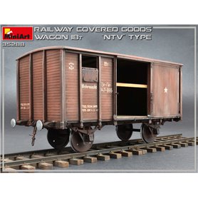 Mini Art 1:35 Railway Cover GoodsWagon 18t NTV TYPE