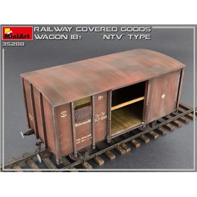 Mini Art 1:35 Railway Cover GoodsWagon 18t NTV TYPE