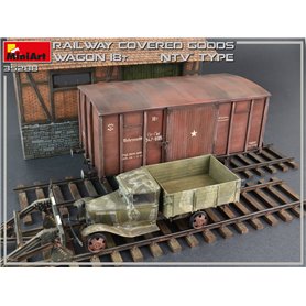 Mini Art 1:35 Railway Cover GoodsWagon 18t NTV TYPE