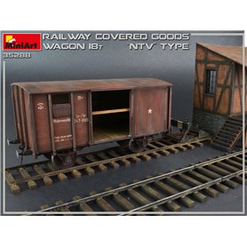 Mini Art 1:35 Railway Cover GoodsWagon 18t NTV TYPE
