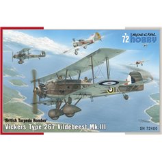 Special Hobby 1:72 Vickers Vildebeest Mk.III - BRITISH TORPEDO BOMBER