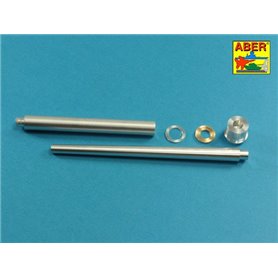 ABER 1:35 Metalowa lufa 170mm do 17cm Kanone 18