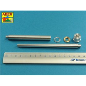 ABER 1:35 Metalowa lufa 170mm do 17cm Kanone 18