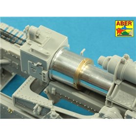 ABER 1:35 Metalowa lufa 170mm do 17cm Kanone 18