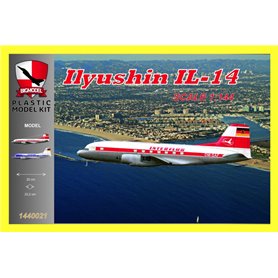 Big Model 1:144 Ilyushin Il-14 - INTERFLUG