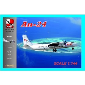 Big Model 1:144 Antonov An-24W - DANDY AIRLINE