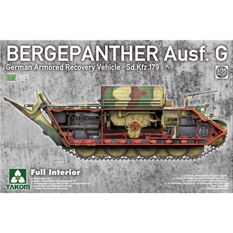 Takom 2107 Bergepanther Ausf. G - Full Interior