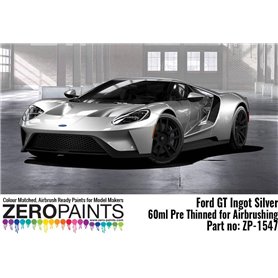 Zero Paints 1547 Ford GT Ignot Silver Paint 60ml