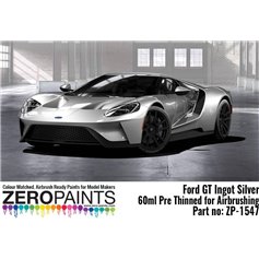 Zero Paints 1547 Ford GT Ignot Silver Paint - 60ml