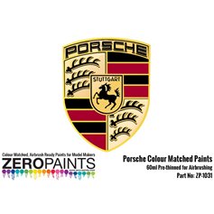 Zero Paints 1031 Farba metaliczna PORSCHE AGATE GREY METALLIC - 60ml