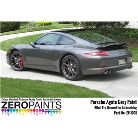 Zero Paints Porsche Agate Grey Metallic 60ml