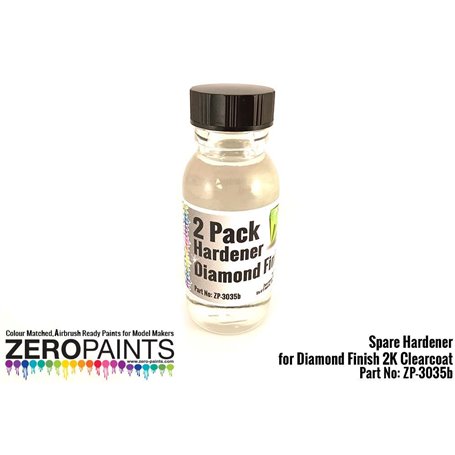 Zero Paints 3035B Spare Hardener for Diamond Finish Gloss Clear