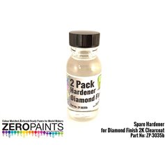 Zero Paints 3035B Spare Hardener for Diamond Finish Gloss Clear - 60ml