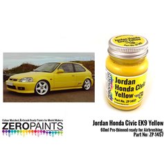 Zero Paints 1457 Jordan honda Civic Yellow - 60ml
