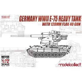Modelcollect UA72136 E-75 Heavy Tank with 128mm  