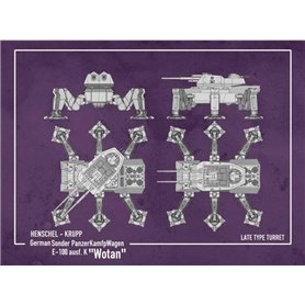 Modelcollect UA72159 Fist of War E-100 K WOTAN
