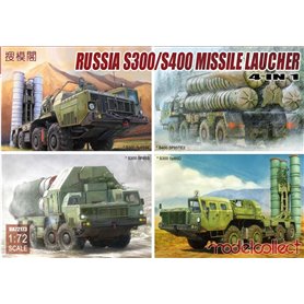 Modelcollect 1:72 S-300 / S-400 MISSILE LAUNCHER- 4 modele