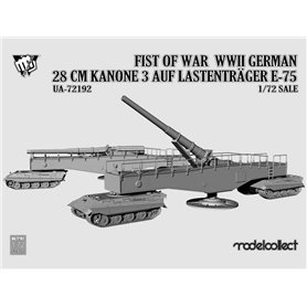 Modelcollect UA72192 28CM Kanone 3 auf E-75
