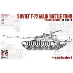 Modelcollect 1:72 T-72 MBT 1970S - 1990S 