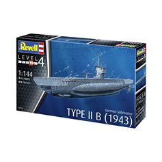 Revell 1:144 U-Boot Type IIB - 1943 - MODEL SET - w/paints 