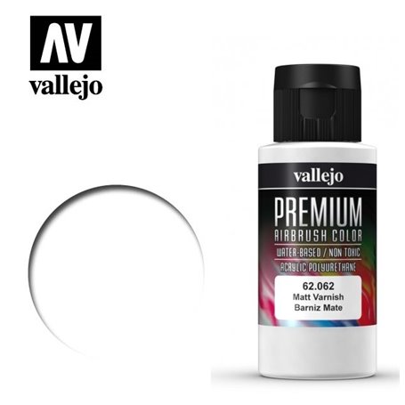 Vallejo Premium Lakier matowy bezbarwny
