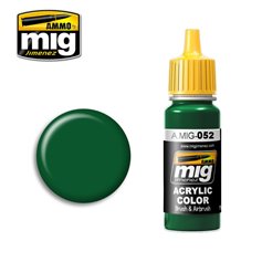 Ammo of MIG Farba akrylowa Deep Green - 17ml