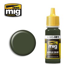 Ammo of MIG Farba akrylowa US Olive Drab - Vietnam Era - FS 24087 - 17ml