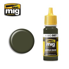 Ammo of MIG Farba akrylowa Gelbolive - RAL 6014 - 17ml