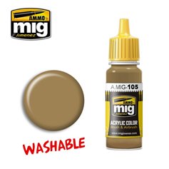 Ammo of MIG Farba akrylowa Washable Dust - RAL 8000 - 17ml