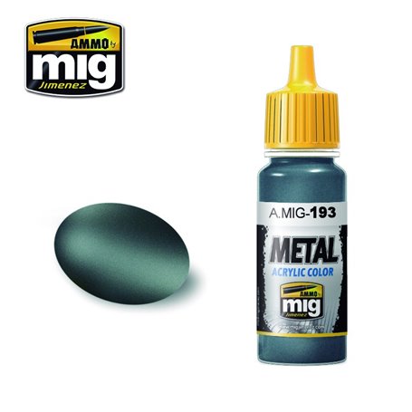 Ammo of MIG Farba akrylowa Bluish Titanium - 17ml