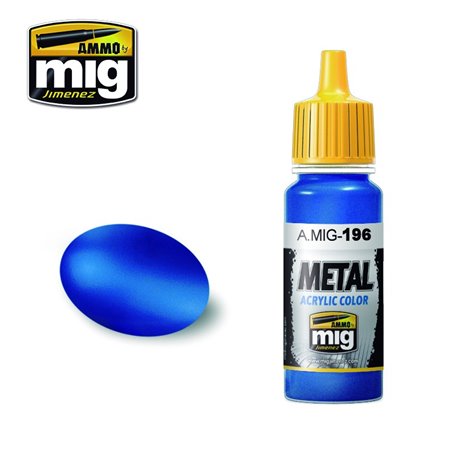 Ammo of MIG Farba WARHEAD METALLIC BLUE