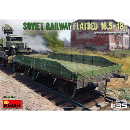 Mini Art 35303 Soviet Railway Flatbed 16,5-18t