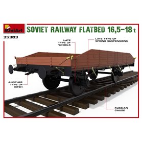 Mini Art 35303 Soviet Railway Flatbed 16,5-18t