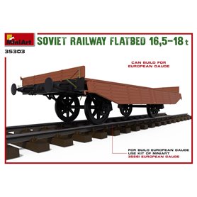 Mini Art 35303 Soviet Railway Flatbed 16,5-18t