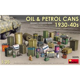 Mini Art 35595 Oil & Petrol Cans 1930-40s