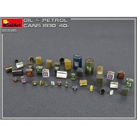 Mini Art 1:35 OIL AND PETROL CANS - 1930-1940