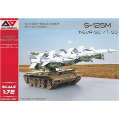 A&amp;A 1:72 S-125M NEVA-SC / T-55 - SA-3 GOR MISSILE SYSTEM ON T-55 CHASSIS 