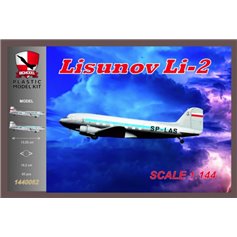 Big Model 1:144 Lisunov Li-2 PLL LOT - wczesna wersja