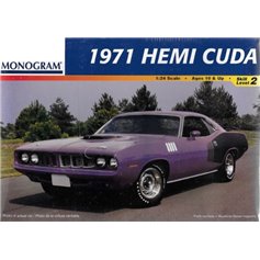 Monogram 1:24 Dodge Hemi Cuda - 1971