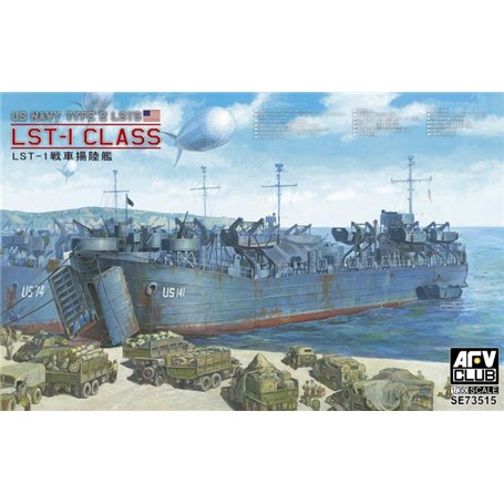 AFV Club SE73515 US Navy Type 2 LSTs LST-1 Class