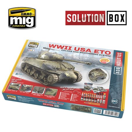 Ammo Solution Box WWII American ETO