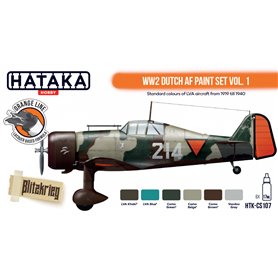 Hataka CS107 ORANGE-LINE Zestaw farb WWII Dutch AF - cz.1
