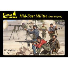 Caesar 1:72 MID-EAST MILITIA - IRAQ AND SYRIA | 35 figurines | 