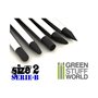 Green Stuff World Color Shaper BLACK - Size 2 Serie B