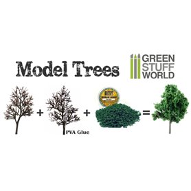 Green Stuff World Model Tree Trunk - 10szt.