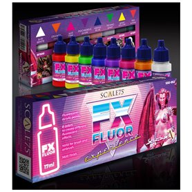 Scale 75 Zestaw farb FX Fluor Experience