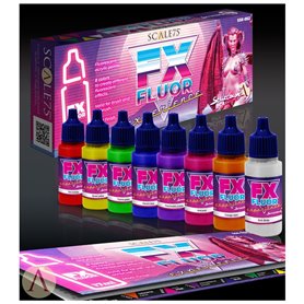 Scale 75 Zestaw farb FX Fluor Experience