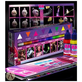 Scale 75 Zestaw farb FX Fluor Experience
