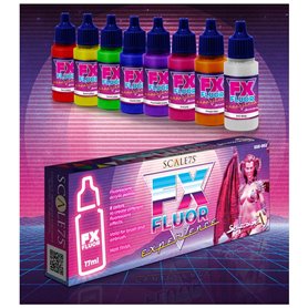 Scale 75 Zestaw farb FX Fluor Experience