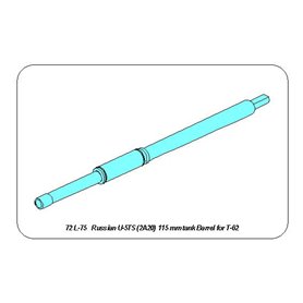 ABER 1:72 Metalowa lufa U-5TS(2A20) 115mm do T6